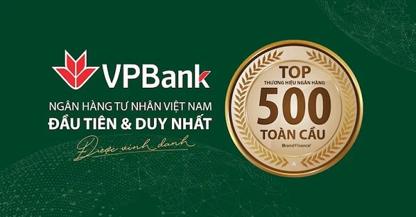 VPBank là một trong bốn ngân hàng có giá trị thương hiệu cao nhất tại Việt Nam
